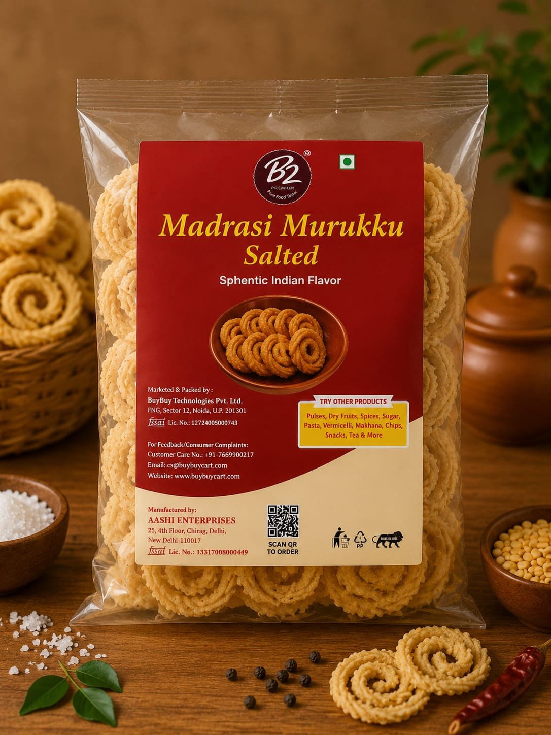 Madrasi Murukku Salted